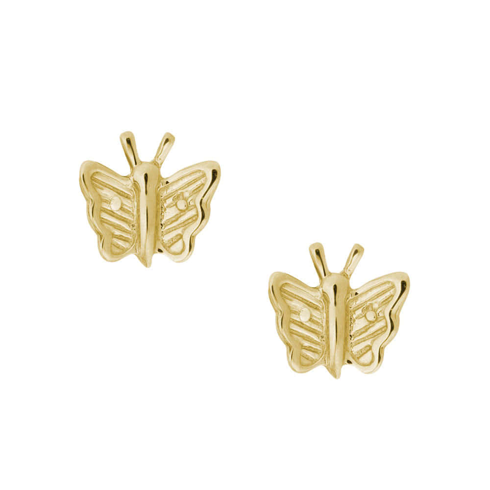14K Gold Butterfly Earring Backing