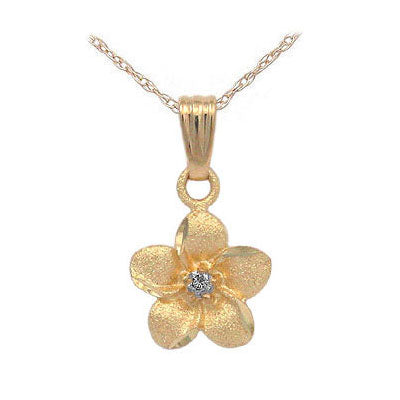 14K Gold Diamond Flower Pendant, 14k Gold Diamond Flower Necklace, Flower  Charms, 14k Gold Flower Charms, Handmade Flower Pendant – Thesellerworld