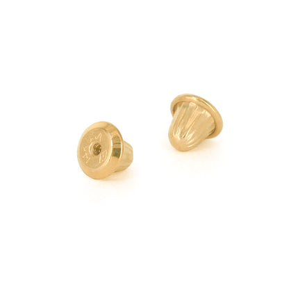 3 Pairs Brass Secure Screw On Earring Backs Replacement For