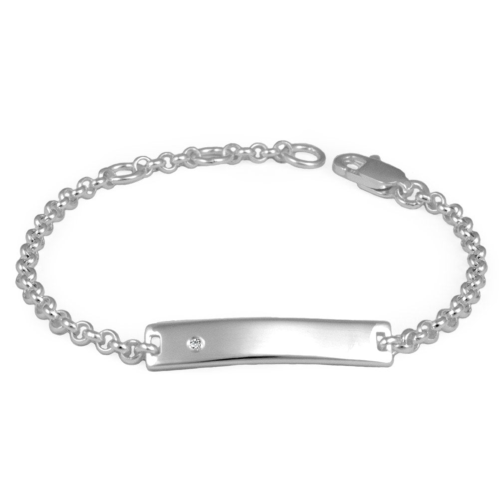 Baby silver deals chain bracelet