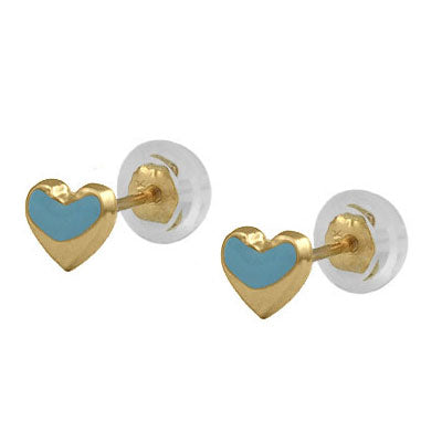 14K Baby Silicone Back Earring Back