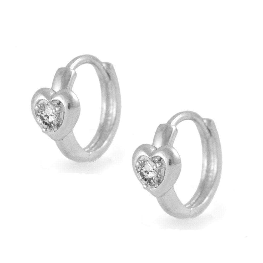 Buy Girls Sterling Silver Tiny Hoop Earrings Girls, Silver Endless Hoops,  Cartilage Earring, Kids or Toddler, Hypo-allergenic, Nickel Free, 10mm  Online in India - Etsy