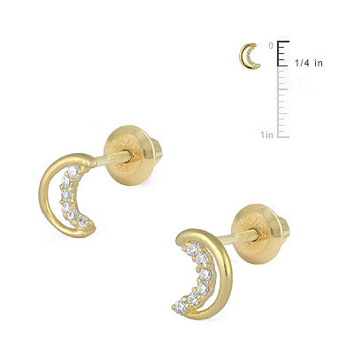 14K Gold Earrings for Children & Babies | TinyBlessings.com