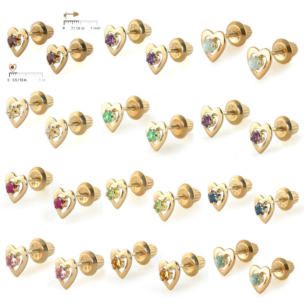 Mini Birthstone Stud Earring — EF Collection®