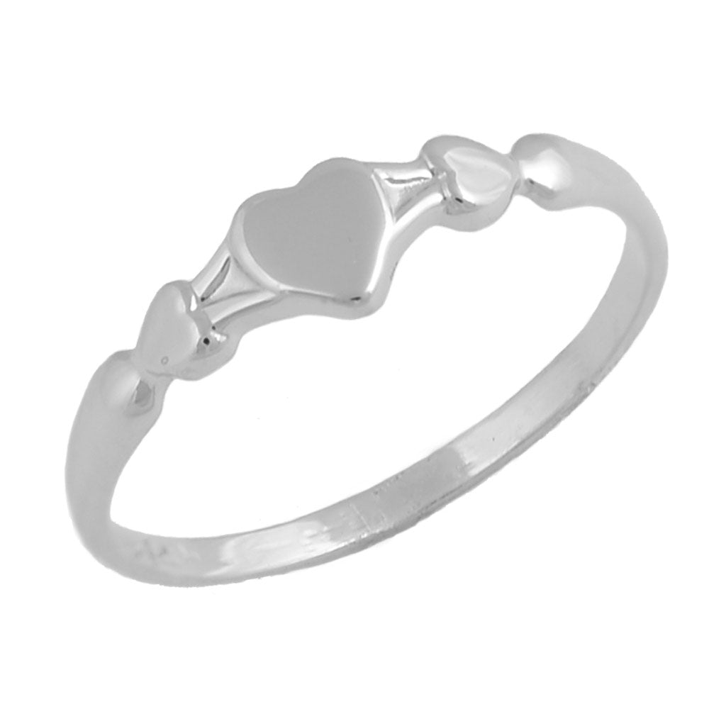 Baby hot sale ring silver